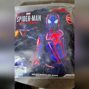 New Marvel Spider-Man Miles Morales 2099 Adult Costume Top L 32-34” New
